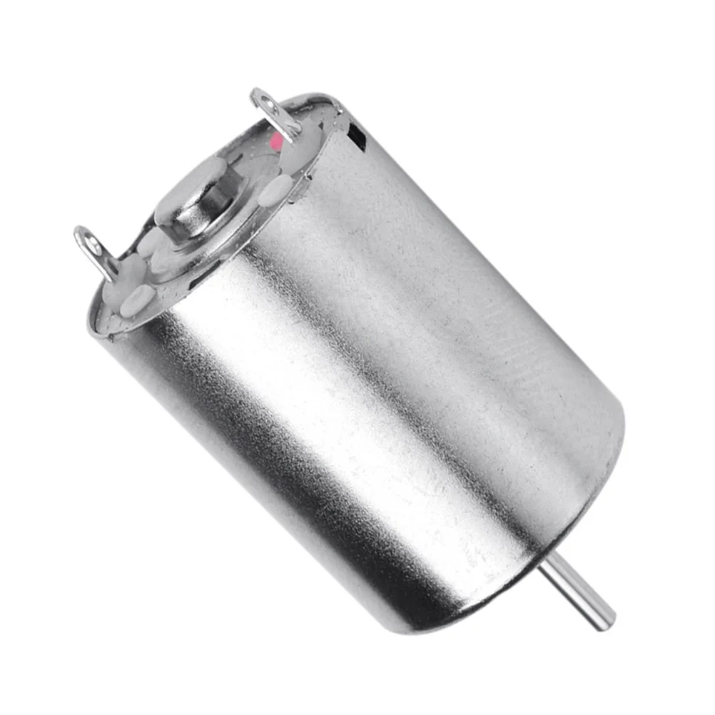 

1pc Rotary Machine Coreless Dc Motor Silver Lightweight Powerful Stable Long- Strong Low Vibration Easy Install