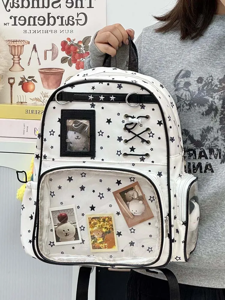 Kawaii Starry Harajuku Pastel Ita Backpack