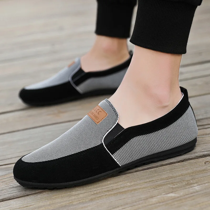 Shoes Men Loafers driving Fashion Boat Footwear Man Brand canvas Moccasins Men\'S Shoes Men Comfy Drive Men\'s Casual Shoes