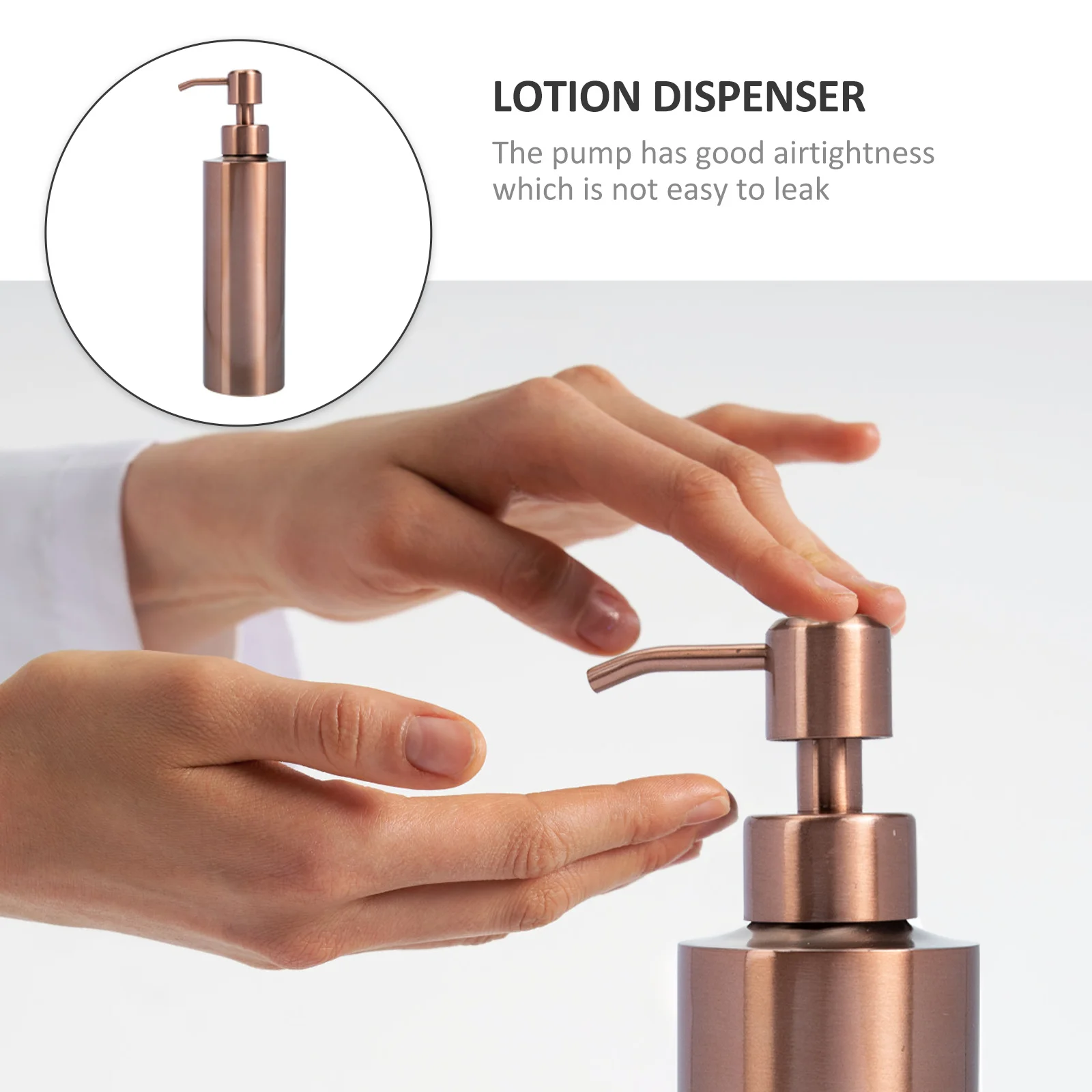 

Soap Dispenser Bottle Portable Reusable Lotion Dispenser For Travel Home Camping Shower Gel Storage Press-Type Bottle