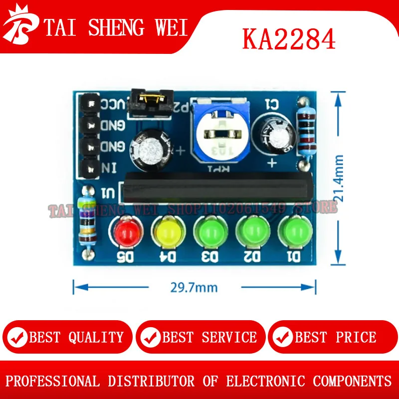 KA2284 Power level indicator Battery Indicator Pro Audio level indicator module