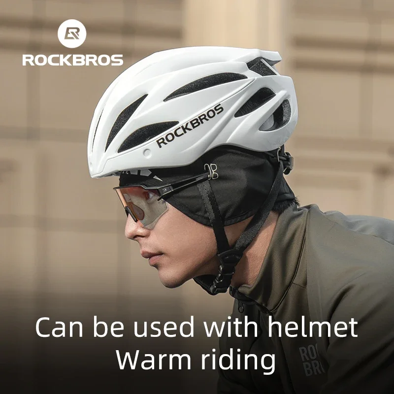 ROCKBROS Cycling Headband Ear Warmer Winter Bike Riding Windproof Double Layer Warm Earmuffs Bicycle Headwear Sport Sweatband