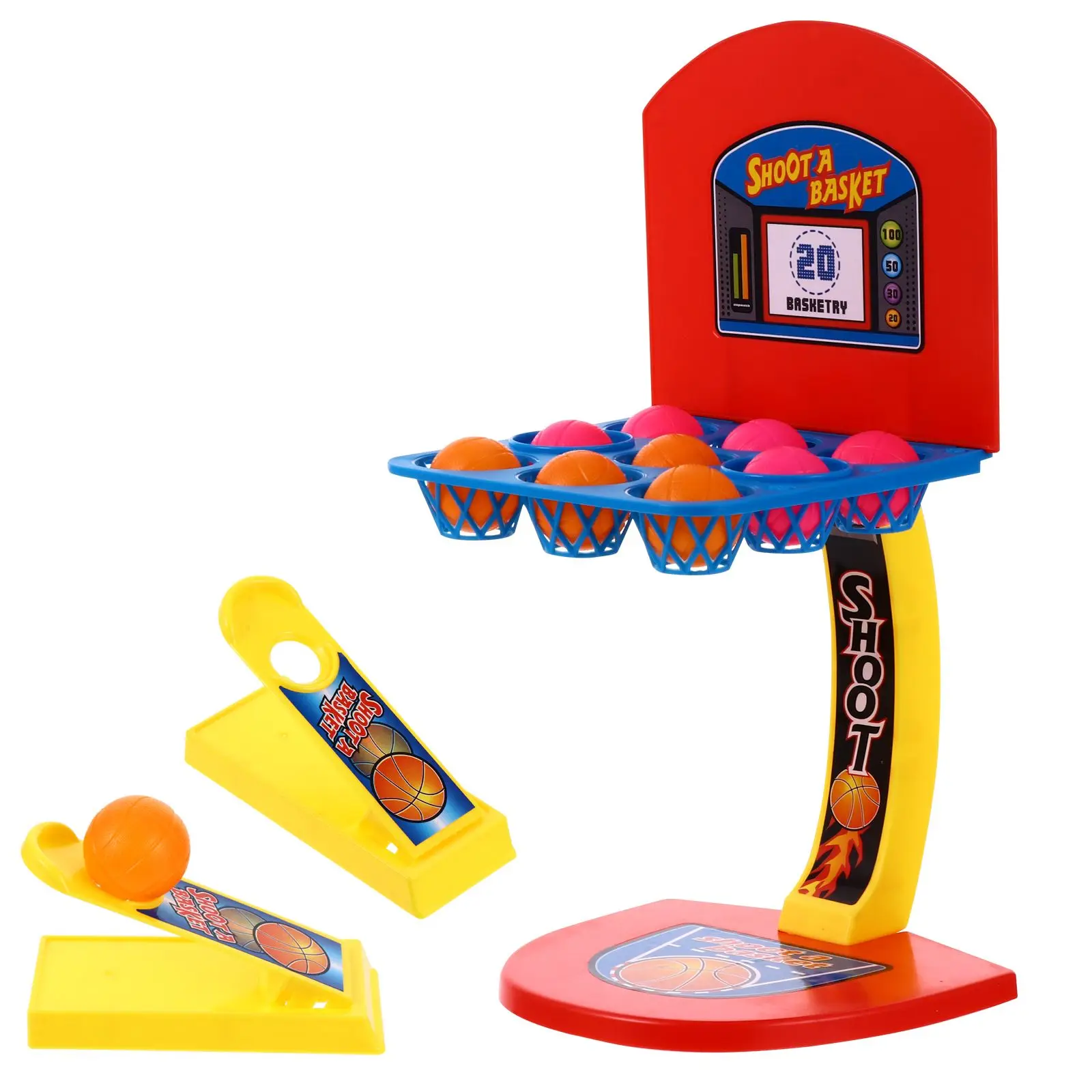 

Kids Interactive Basketball Game Toy Sports Desktop Early Learning Toy Colorful Design Premium Plastic Material Fun Educational