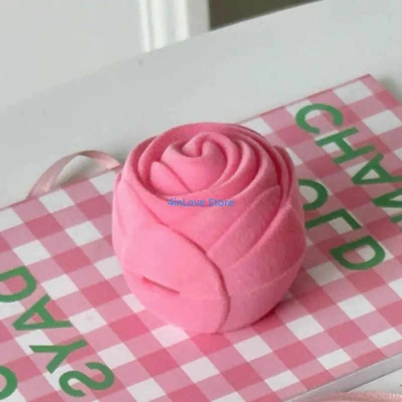 T4MD Small Rings Jewelry Display Box Box para aniversários e celebrações