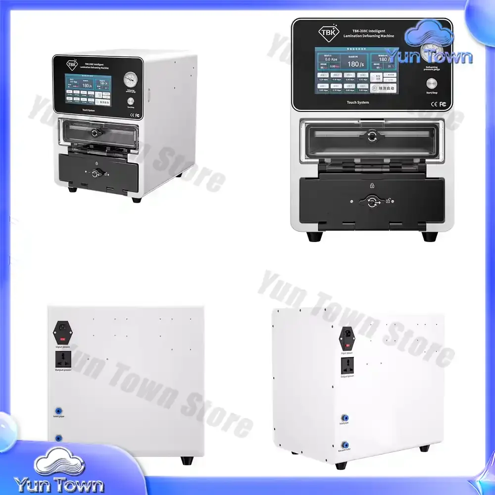 TBK 208C for Curved Screen Laminating Machine for Smartphone Repair Tools for Defoaming Machine for OLED Screen Lamination