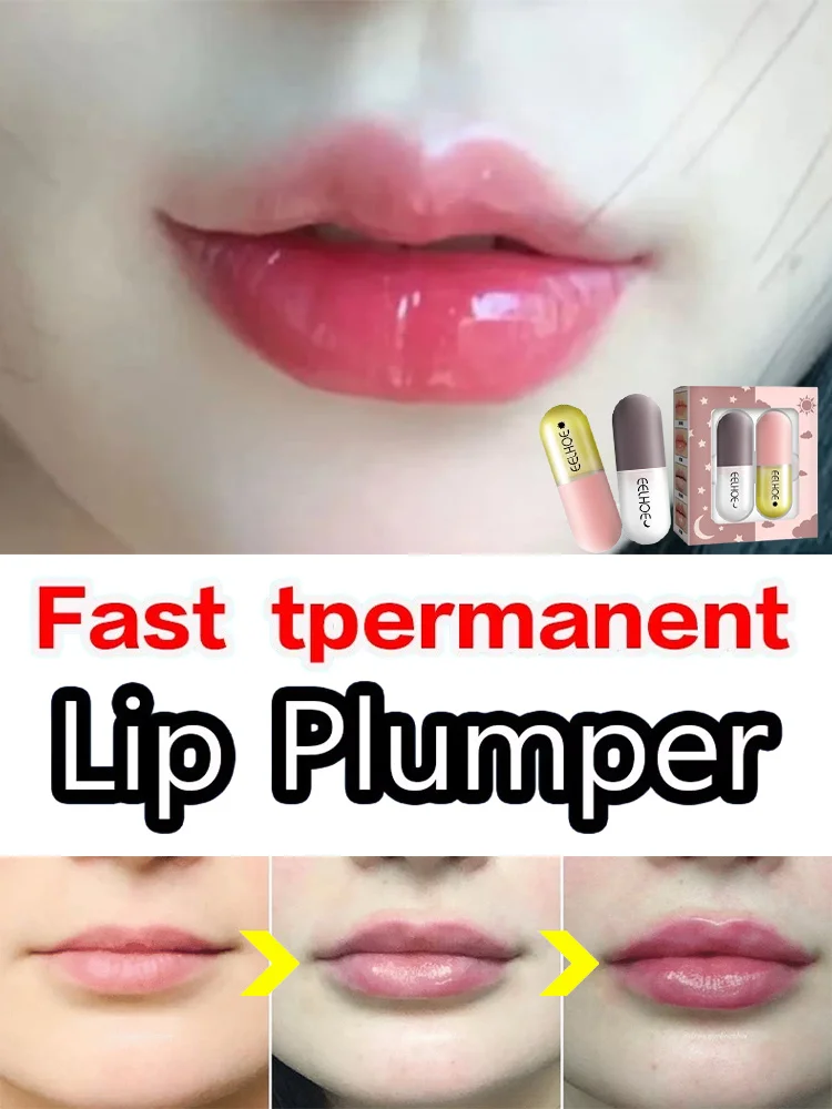 

Lasting Lip Plumper Serum Increase Lips Elasticity Instant Volumising Reduce Fine Lines Moisturizing Nourish Care