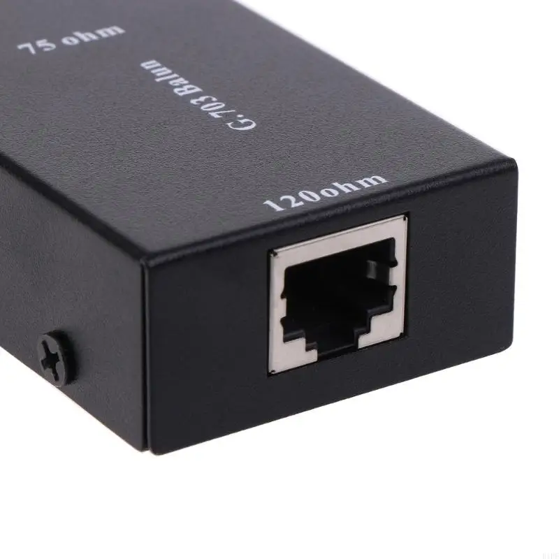 E1PF BNC đến RJ45 Transment G703 Coanxial đã giải quyết 75OHM Trục đồng thành 120ohm chuyển đổi tín hiệu