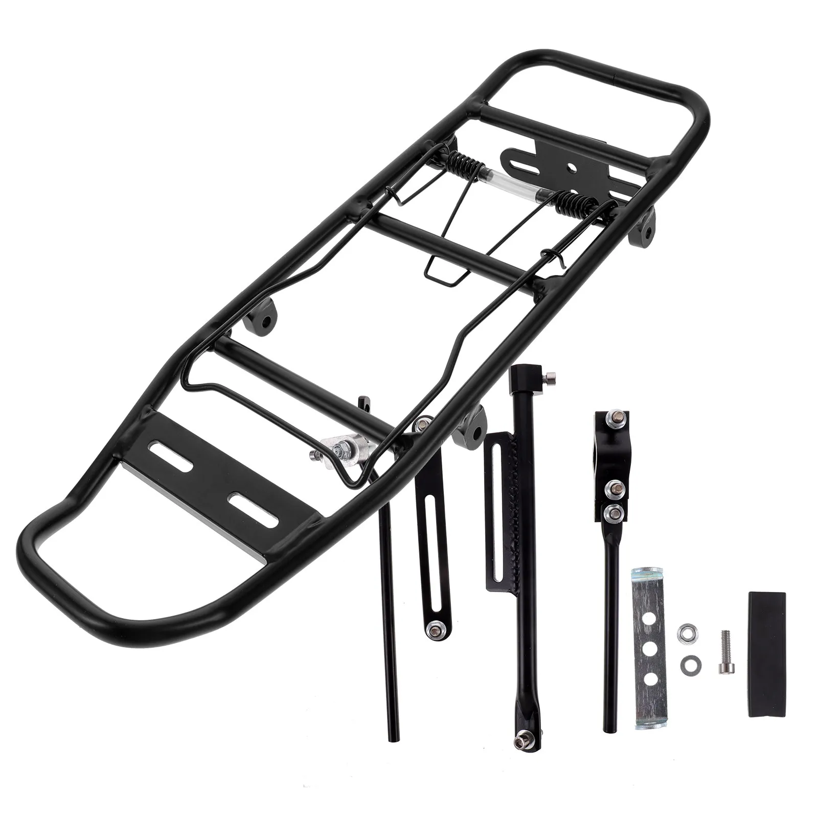 

Lightweight Aluminum Alloy Bike Rear Rack Carrier Stand for Backpacks Suitcases Mountain Bike Cargo Shelf Back Stand