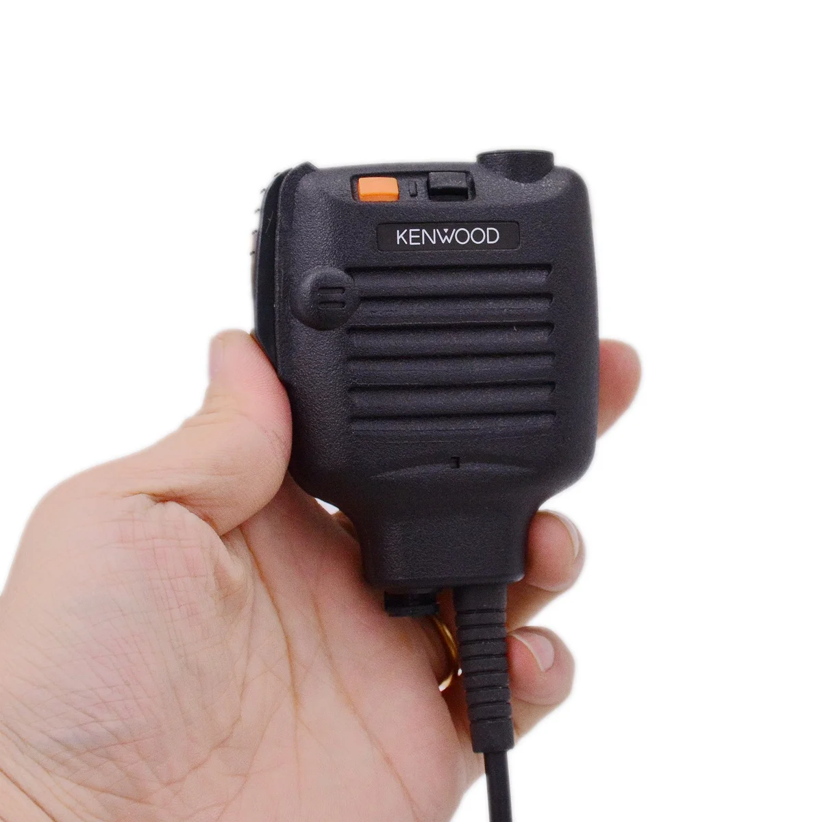 KMC25 Shoulder Microphone PTT for Kenwood TK480 TK2140 TK5210 NX3300 VP6000 HAM Radio Speaker with Blet Clip 3.55mm Jack Mic