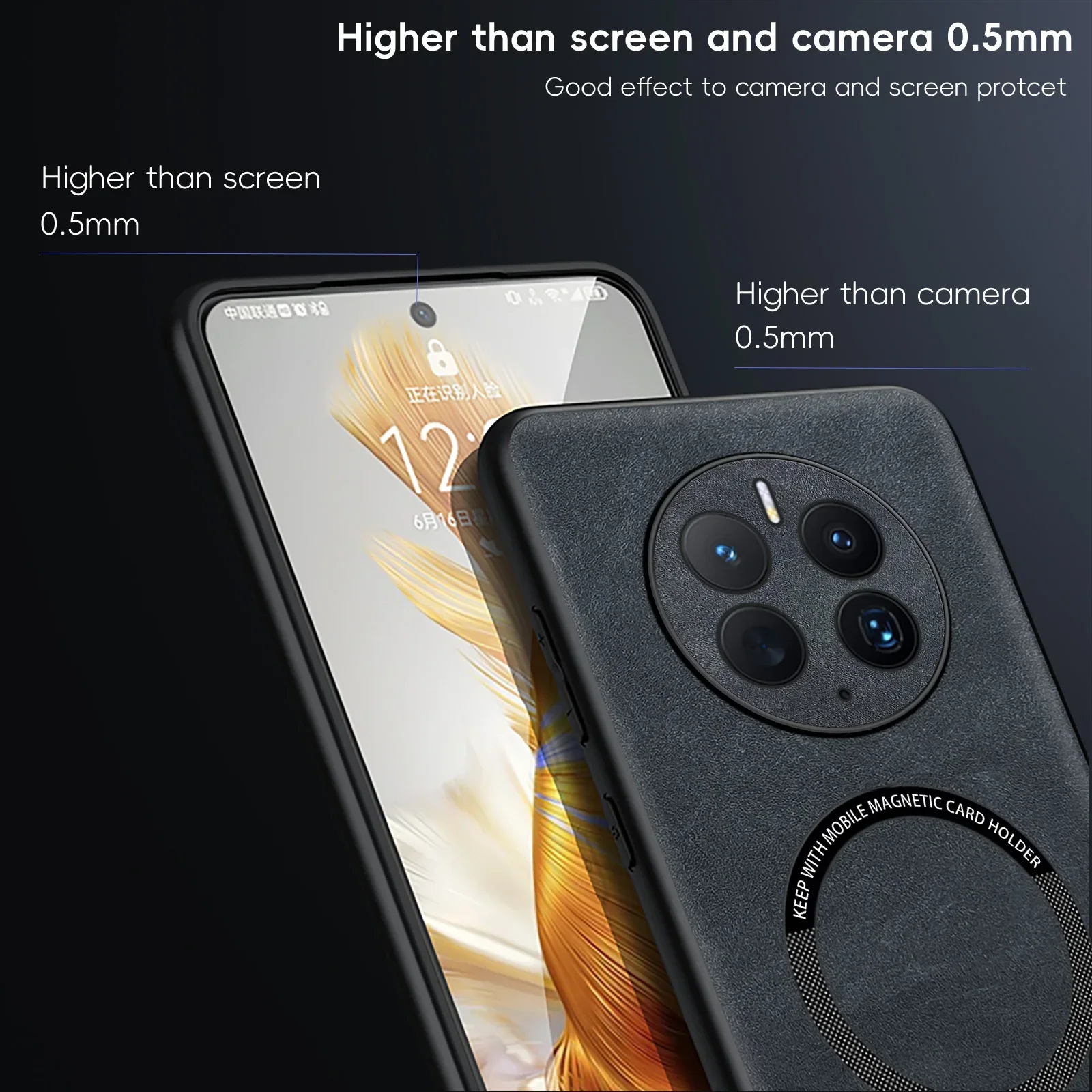 حافظة جلدية ناعمة مغناطيسية لهاتف Oneplus 13T 12 13 حافظة Oneplus Ace 5 Pro 2 Pro 3 3 فولت حافظة هاتف شحن لاسلكي