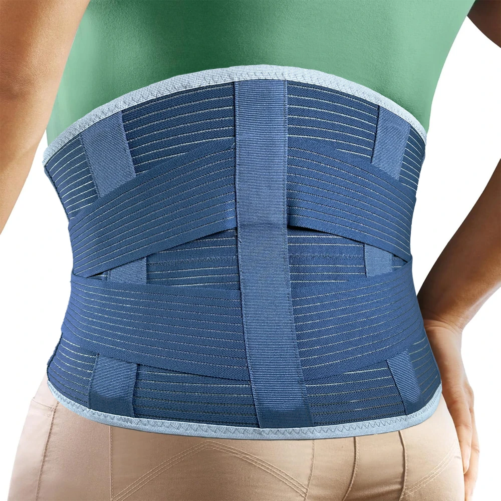 

BOTQTOW 1PCS Back Braces for Lower Back Pain Breathable Back Support Brace Lumbar Belt with Dual Adjustable Straps