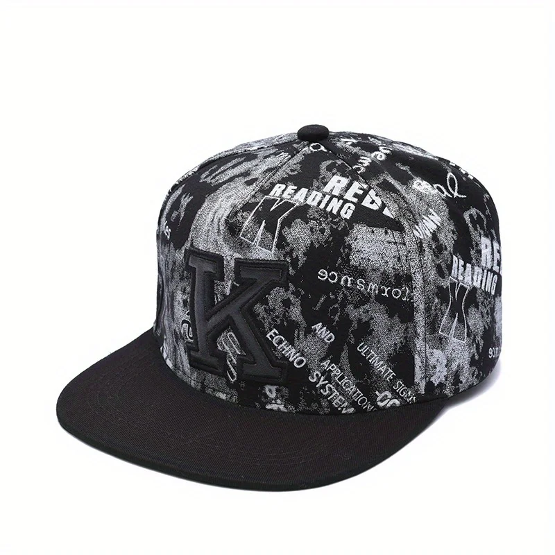 Letter Embroidered Printed Baseball Cap Flat brimmed Adjustable UV Protection Snapback For Women Men Sports Hiking Hip-Hop Hats
