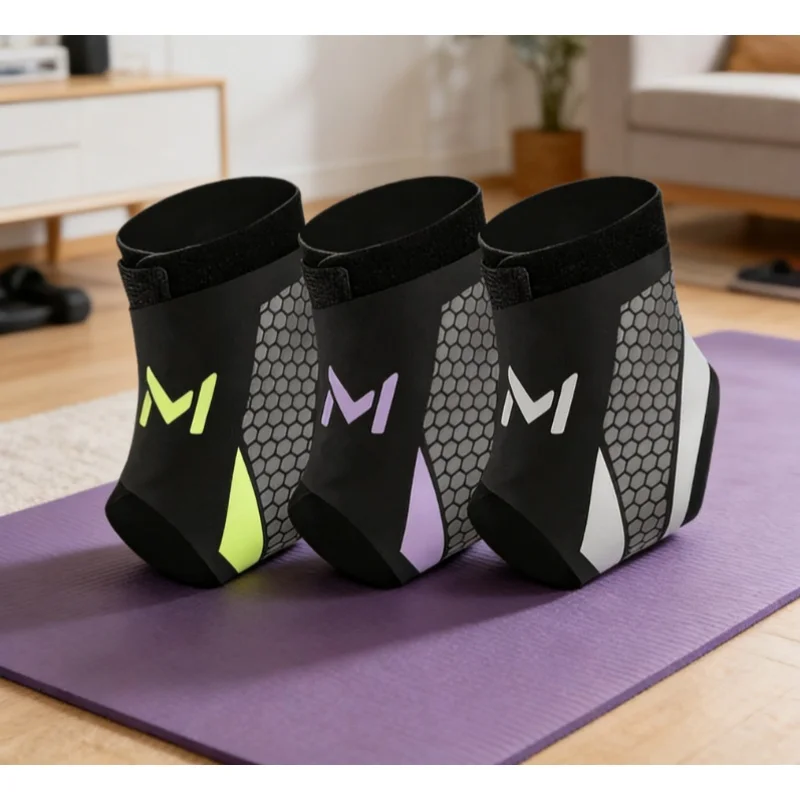 One-Piece Compression Ankle Support Brace Anti-Sprain Ankle Protection for Basketball Soccer Running - Sports Injury Prevention