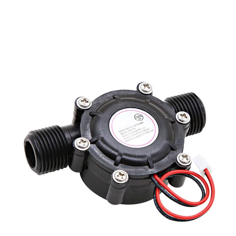 12V/5VDC Micro Hydro Generator Water Flow Generator Turbine Generator Hydroelectric Tap Water Flow Hydraulic