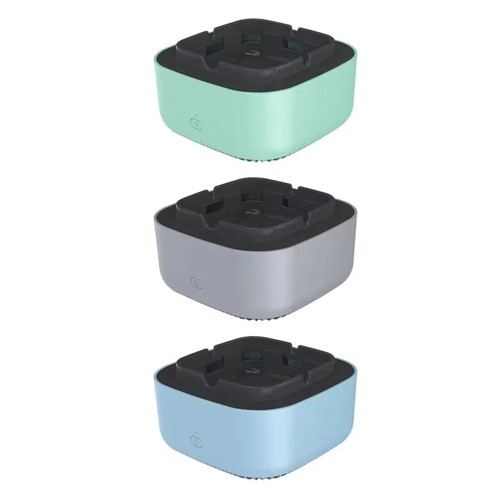 Electronic Negative Ion Purifier Ashtray Creative Plastic Air Purifier 360º High Natural Inspiratory Air Fresher for Outdoor Car