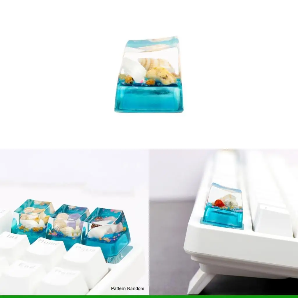 

U55C Backlit KeyCaps Customized Conch Keycaps Handmade Keycaps Resin Keycaps