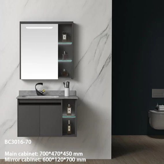 100CM Contemporary Bathroom Wall Cabinet Antique Cabinets And Wash Basin Bath Room 30 Inch Floating Vanity