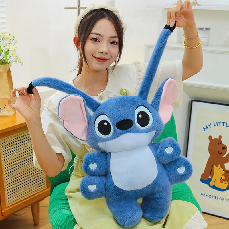 

Kawaii Stitch плюшевая игрушка с шестью руками, мягкая кукла для детей, подарок на день рождения, Рождество, большой размер, оптовая продажа, милый детский подарок