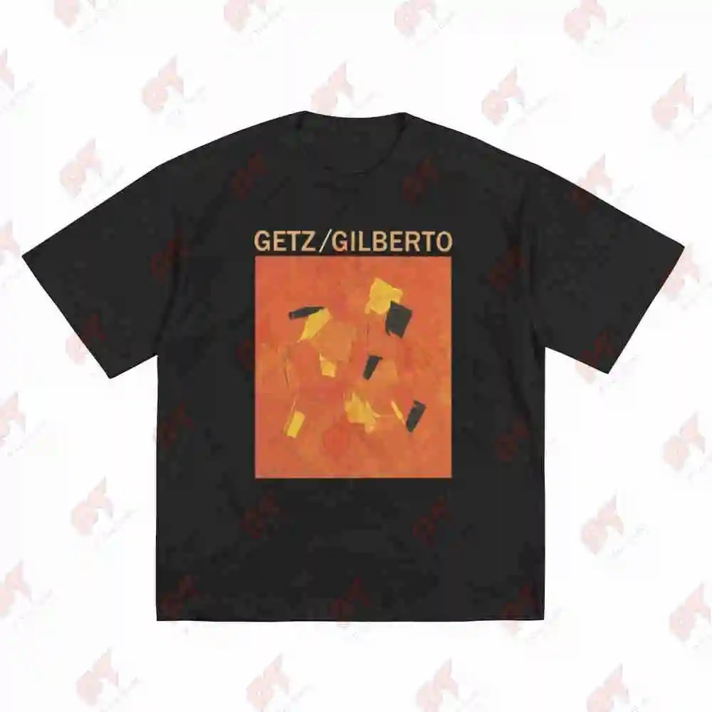 Stan Getz Gilberto Brazil Short Sleeve Tee 100% Cotton T-Shirt
