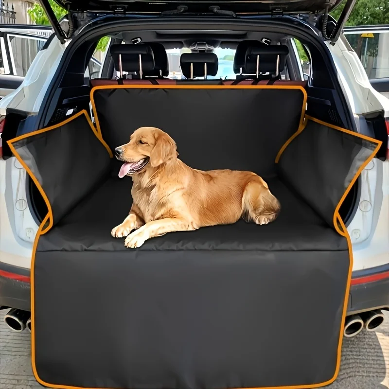 

1pc Car Mat Waterproof 600D Oxford Cloth Dog Car Seat Cover Pet Travel Dog Carrier Car Trunk Mat SUV Cargo Liner For Dogs Mat