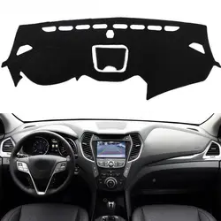For Hyundai IX45 Santa Fe Sport 2013-2018 Car Styling Dashmat Dashboard Cover Mat Pad Dash Board Sunshade Carpet Rug Accessories
