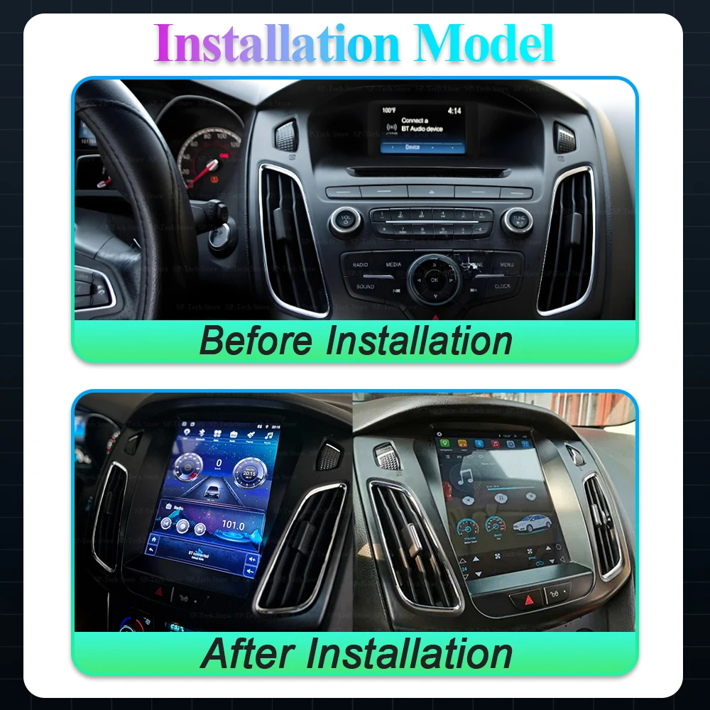 9.7 Inch Android 16 For Ford Focus Mk3 2011-2019 Car Radio Multimedia Video Player Navigation Gps Stereo Auto Carplay 2din 5g
