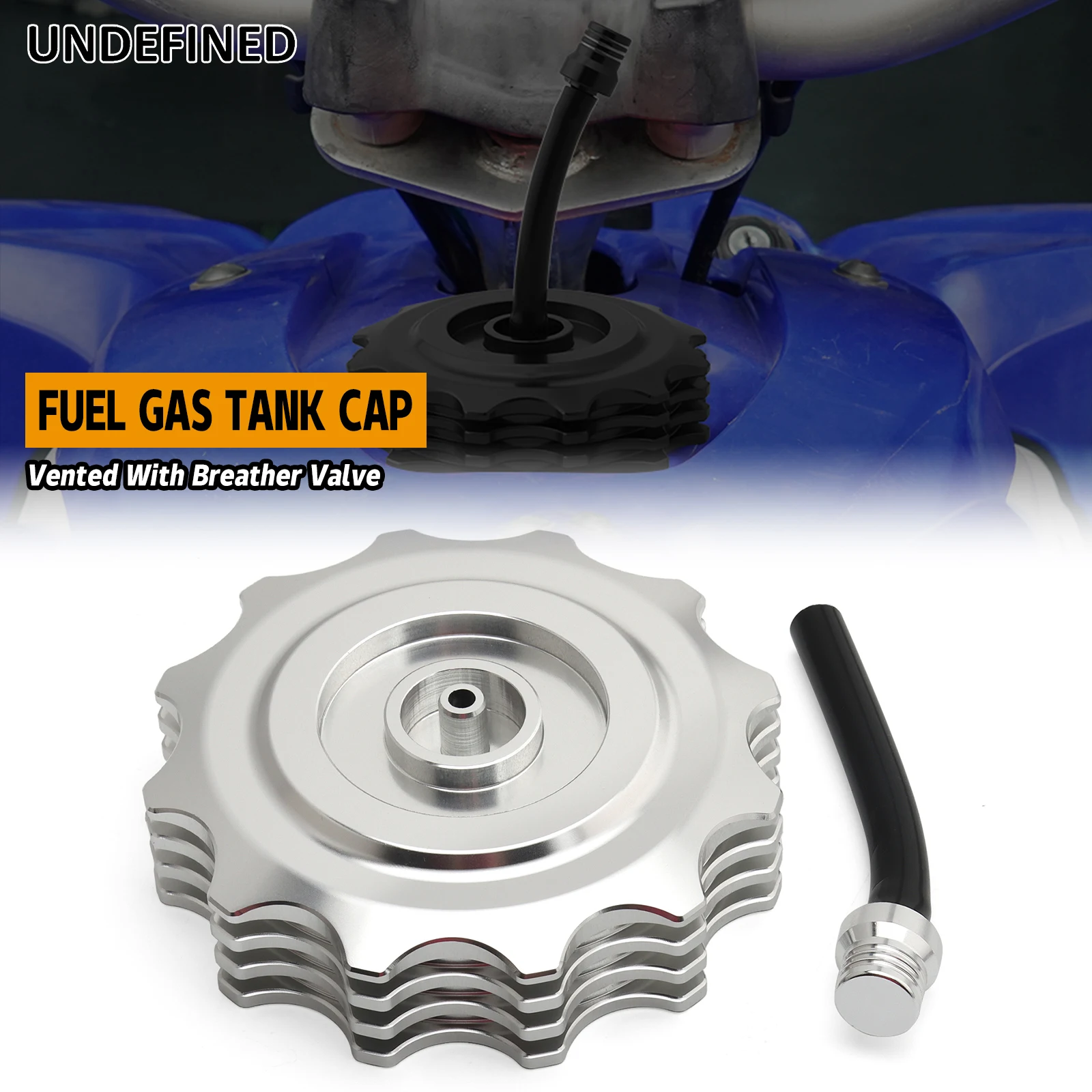 For Yamaha Blaster 200 Big Bear 250 400 Raptor 125 350 660R YFZ 450V 450X Motorcycle Fuel Tank Gas Cap Cover With Breather Valve