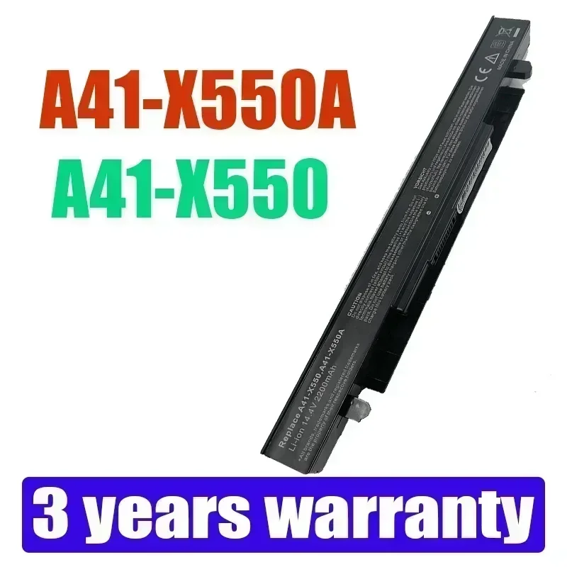 2025 15V 6800mAh Korea Cell New A41-X550A Laptop Battery for ASUS A41-X550 X450 X550 X550C X550B X550V X450C X550CA X452EA X452C