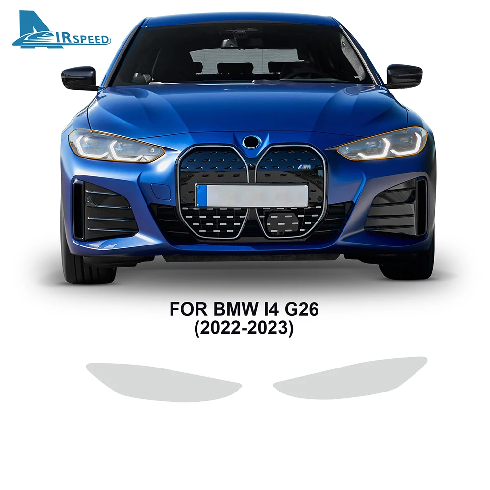 

For BMW i4 G26 2022 2023 Headlight Film TPU PPF Rearview Pre-Cut Car Paint Protection Clear Transparent Anti Scratch Accessories