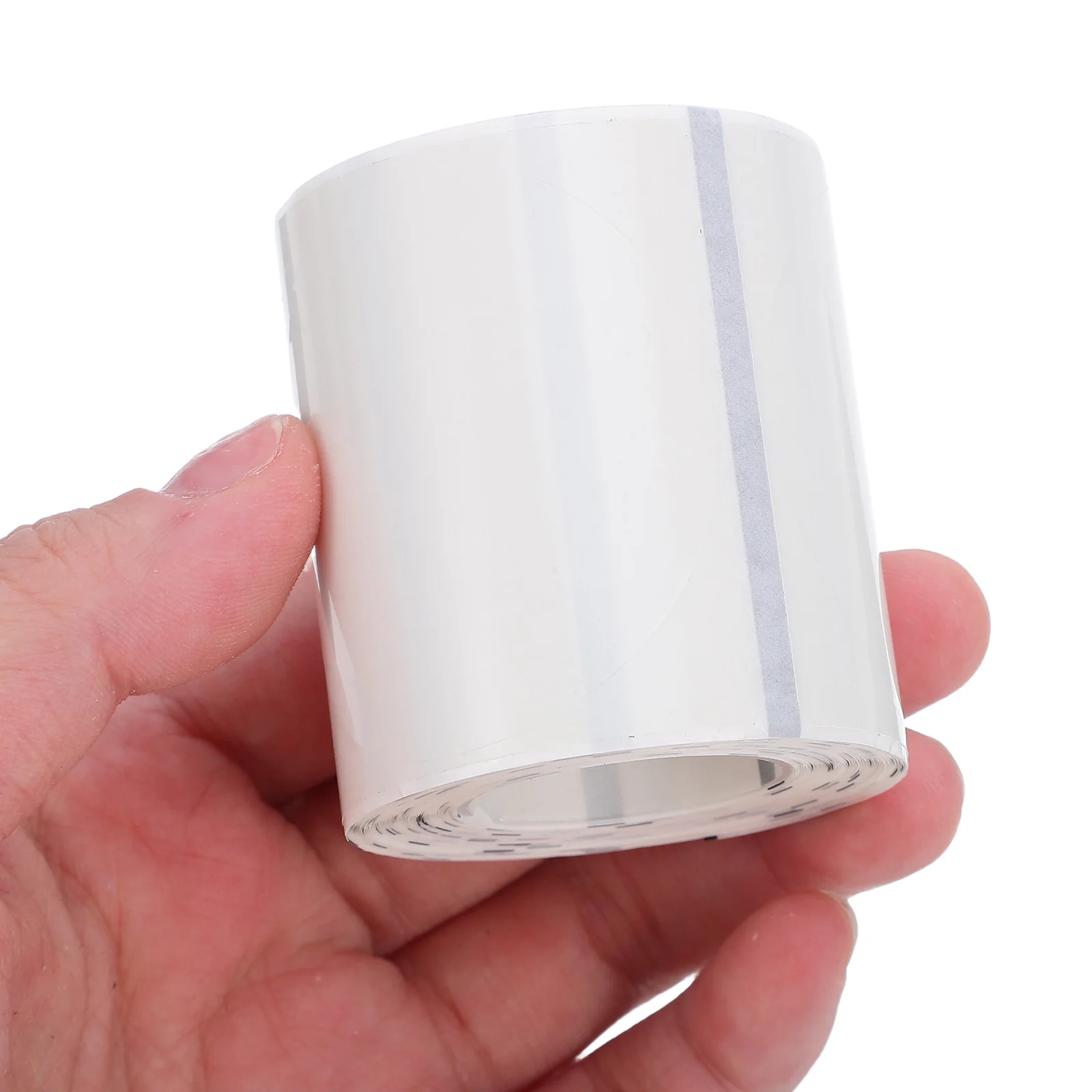 

1 Roll 50X50Mm Clear Round Thermal Printing Labels Self-Adhesive Transparent Sticker Paper Tear Resistant Compatible With