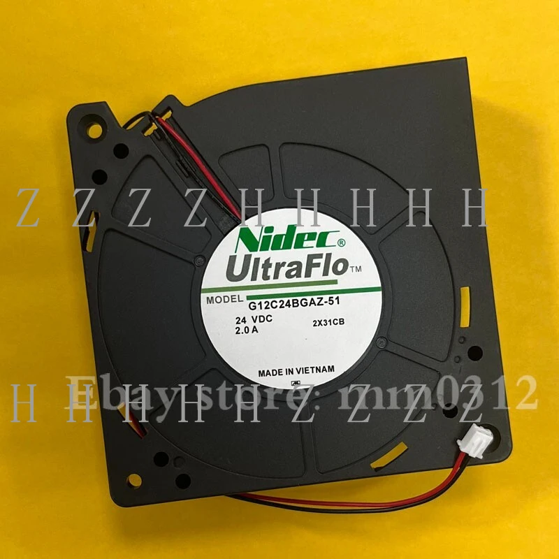 

Z Nidec G12C24BGAZ-51 12032 DC24V 2.0A 12CM 2-Wire High Airflow Turbo Cooling Fan