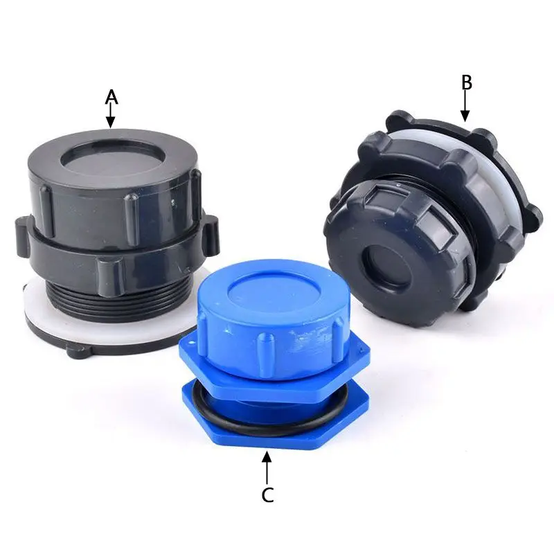 1Pc Aquarium Fish Tank Water Level Plug Manual Drain Connector Inlet Outlet Joint End Cap Garden Landscape Drainage Tube Adapter