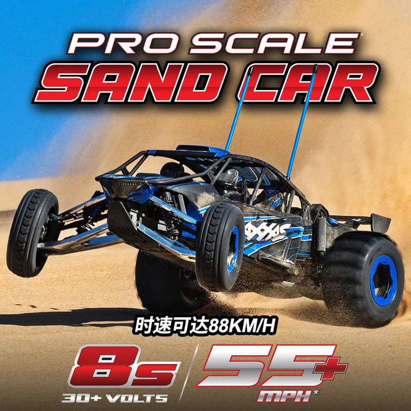 

New Traxxas 1/6 Professional Desert Truck Rc Model Car Funco Sand Cross-Country Brushless Electric Remote Control Car Toy Gift