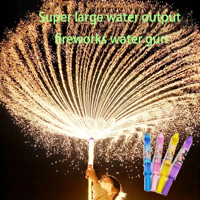 Romantic Fireworks Water Spray Toy For Couples Photo Props Outdoor Pool Party Game Night Light Atmosphere Gift For Anniversary