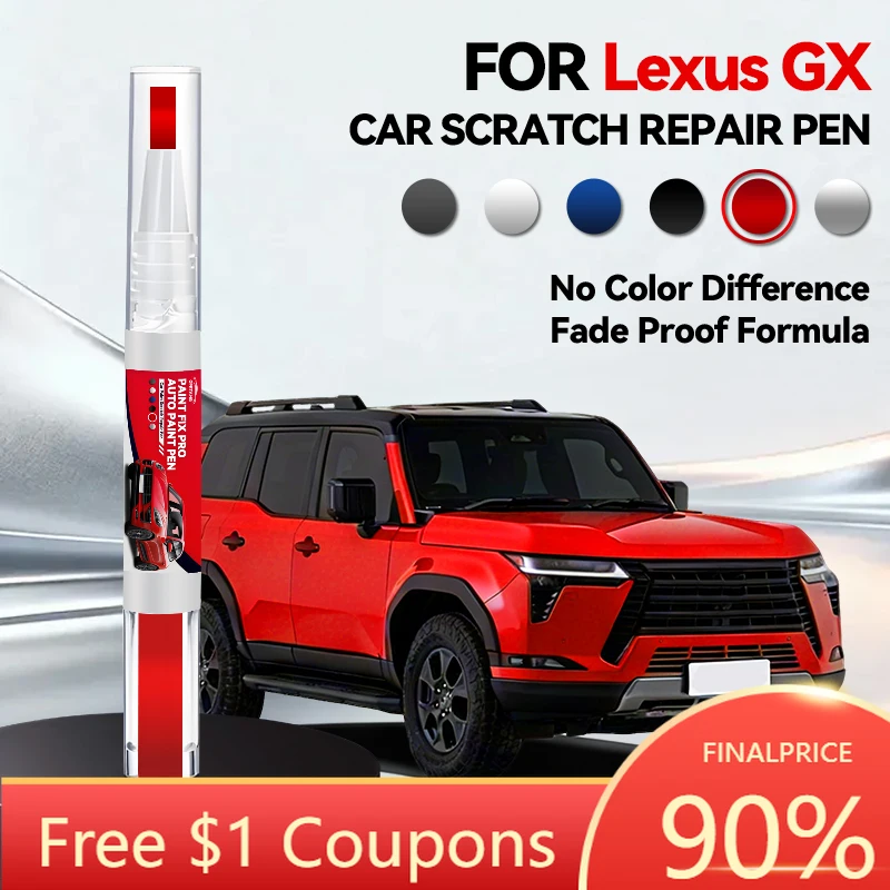 2026 Car Tool Accessories Car Paint Repair Pen For 2002-2025 Lexus GX Paint Scratch Repair Accessories Silver 1J7 White 085 Gree