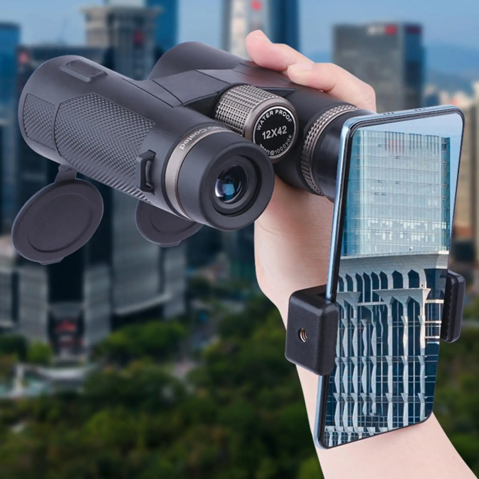 

Travel Binoculars Adult Binoculars 12X Magnification Waterproof High Definition Night Vision For Adults Hiking Camping Cruise