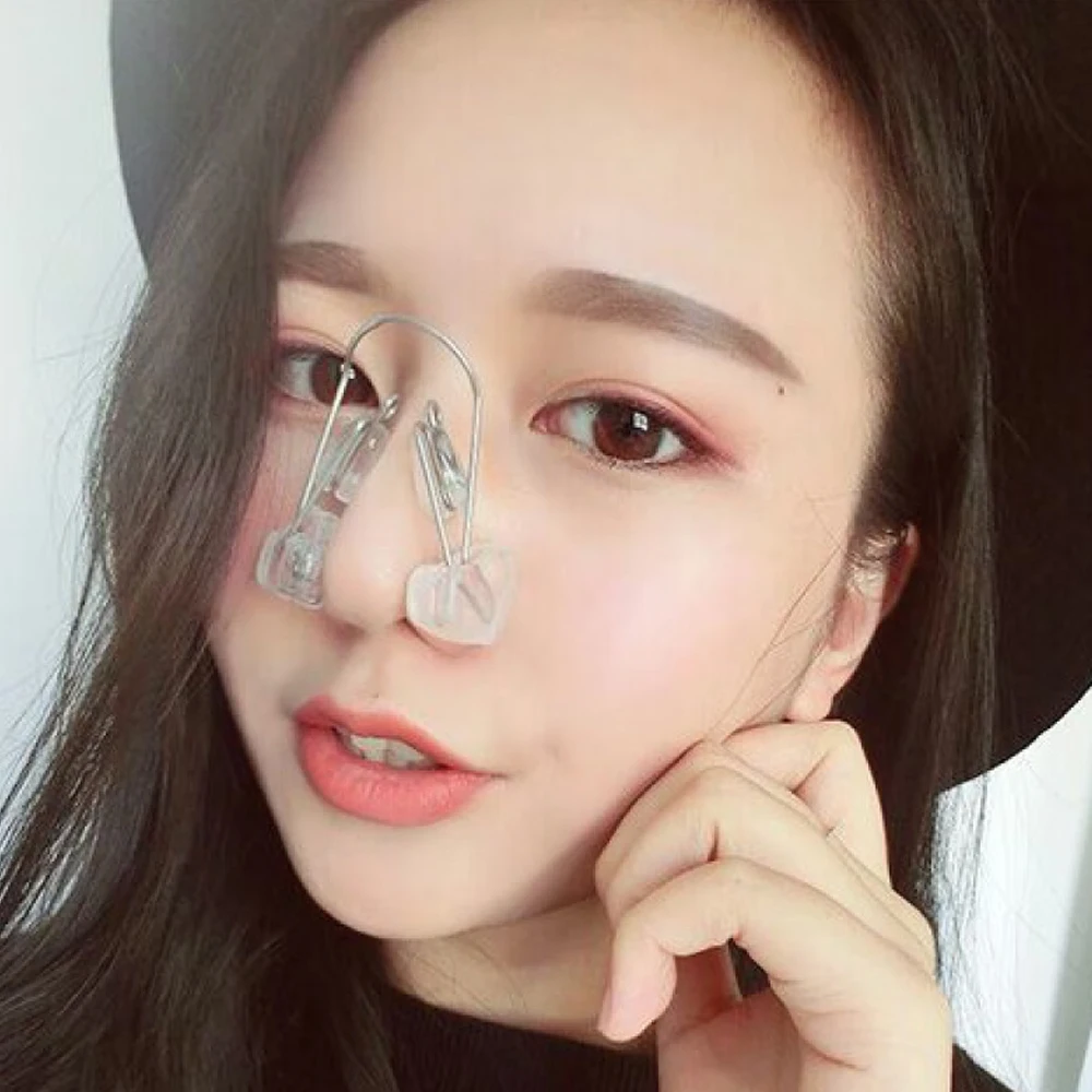 Silicone Nose Shaper Clip Nose Up Lifter Nose Job Without Surgery Nose Corrector Straightener Device Pain-Free for Wide Noses