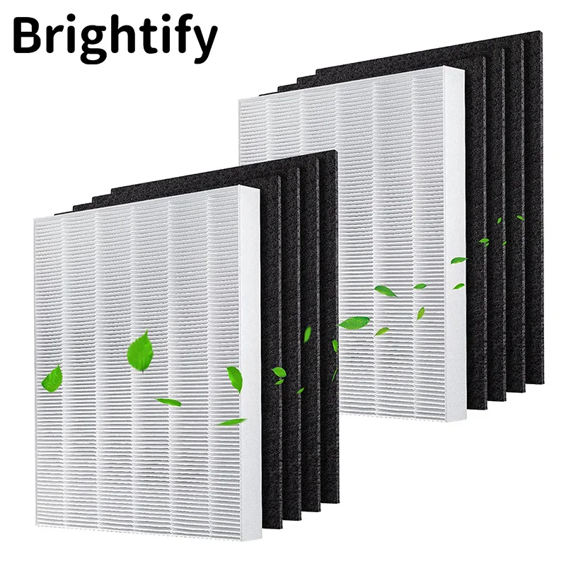 

Brightify True 2 HEPA Сменный фильтр для очистки воздуха для Winix C545 P150 1712 0096 8 Предварительные фильтры с активированным углем Запчасти