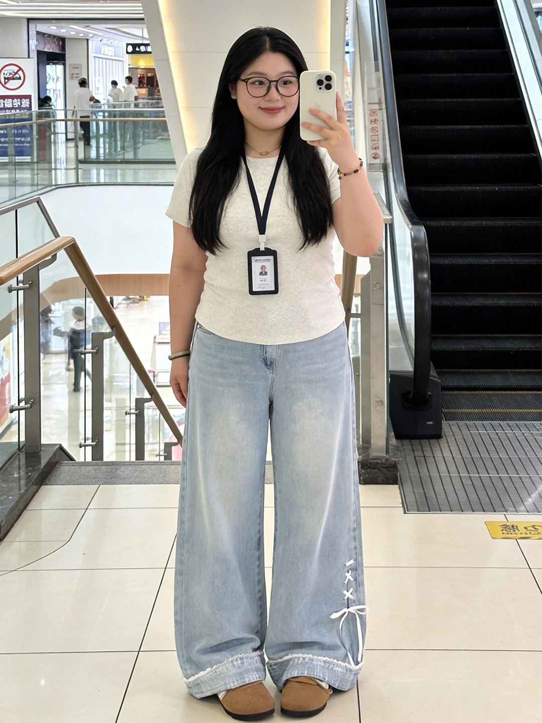 

plus Size Tie Hem Wide Leg Jeans Women's Summer Sle Loose Slim Straight Cut Denim Pants Casual High Waist Zipper