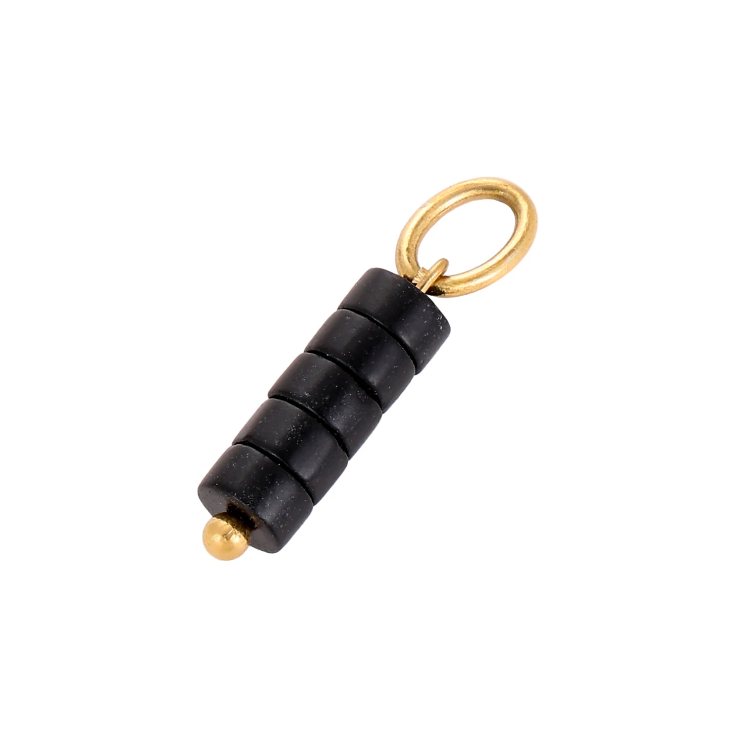 Colorful natural stone pendant made of stainless steel DIY necklace bracelet and jewelry image 3