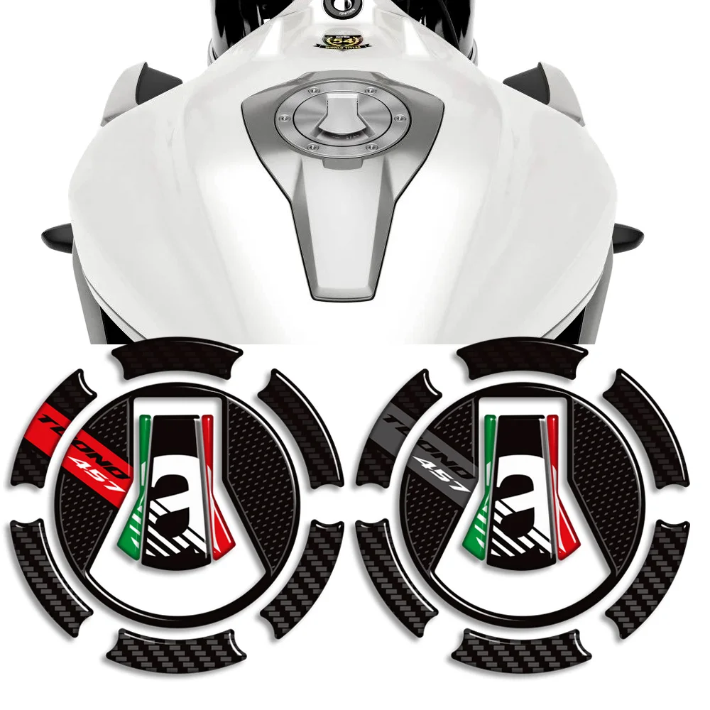 Moto Rilievo Del Carro Armato 3D Tappo Della Bici Manopole Gas Carburante Kit Ginocchio Adesivi Per Aprilia Tuono 457 Rilievo Del Carro Armato Decalcomanie di Protezione 2025 2026