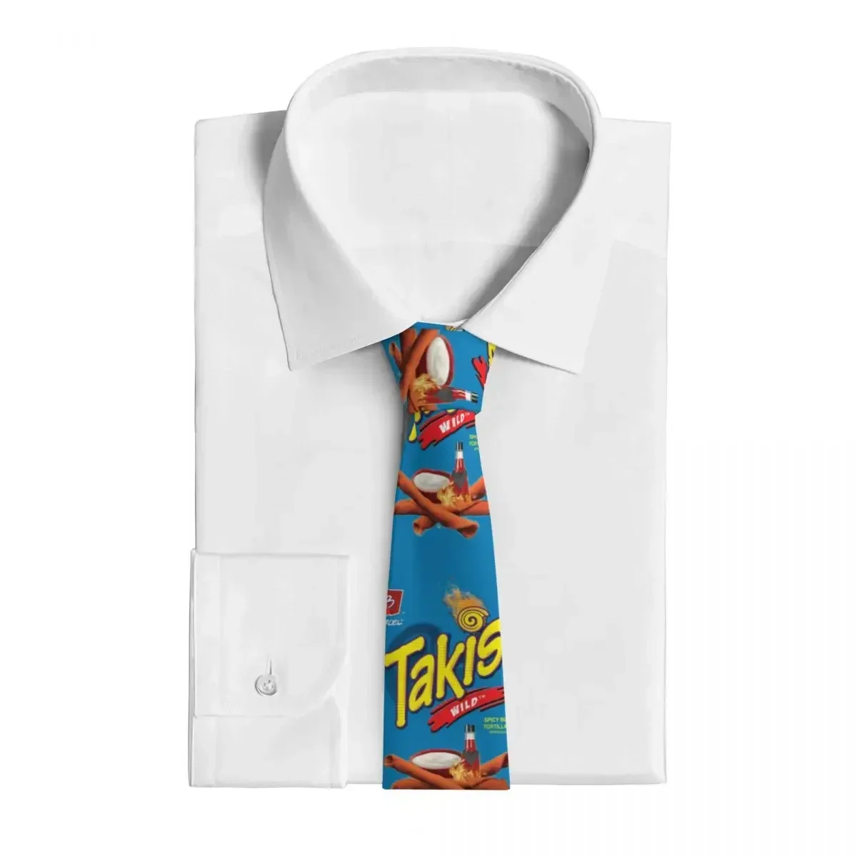 Mens Tie Hot Food Printed Neck s Fashion Takiss Retro Casual Collar  Custom DIY Wedding Quality Necktie Accessories