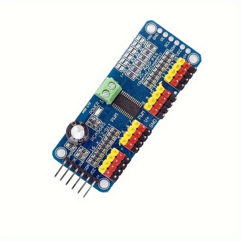 Picture 7: 1-2PCS PCA9685 Robot Controller IIC Interface 16 Channel 12-Bit PWM Servo Motor Driver Board for Arduino Robot/ Raspberry Pi