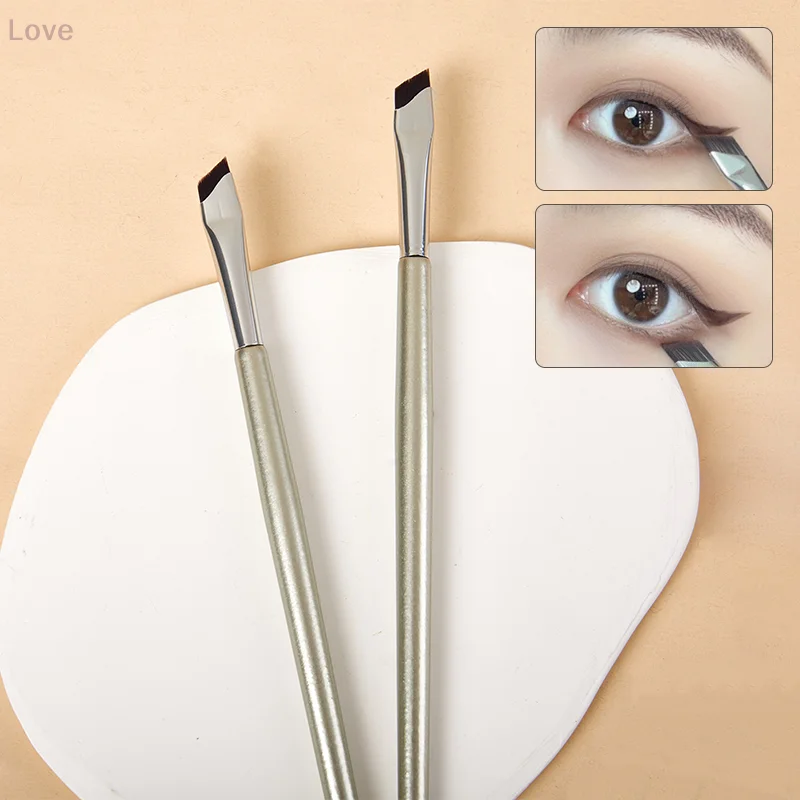 [L&P] 1Pc Upgrade Blade Eyeliner Brush Ultra Thin Fine Angle Flat Eyebrow Brush Under Eyes Place Precise Detail Brush