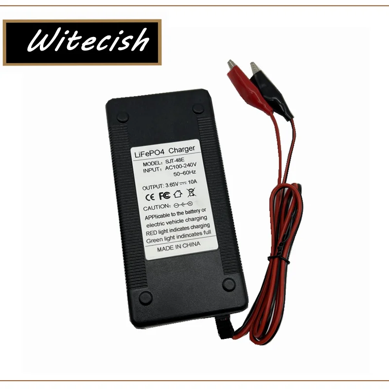 Witecish 3.65V 10A Lifepo4 szybka ładowarka 1S 3.2V 3.3V LFP przechowywanie energii słoneczna żelazo fosforan RV akumulator inteligentna ładowarka