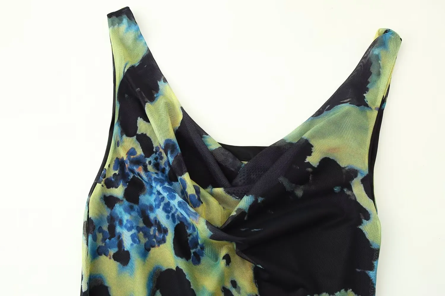 Robe longue Chic pour femmes, col en v, sans manches, imprimée, Chic, Slim, robes de soirée