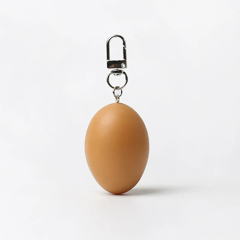 Kreativer Schlüsselanhänger in Form eines gekochten Eies, leckerer Anhänger, Rucksack-Dekoration, Accessoires, persönlicher Anhänger, Geschenk – Detail 8