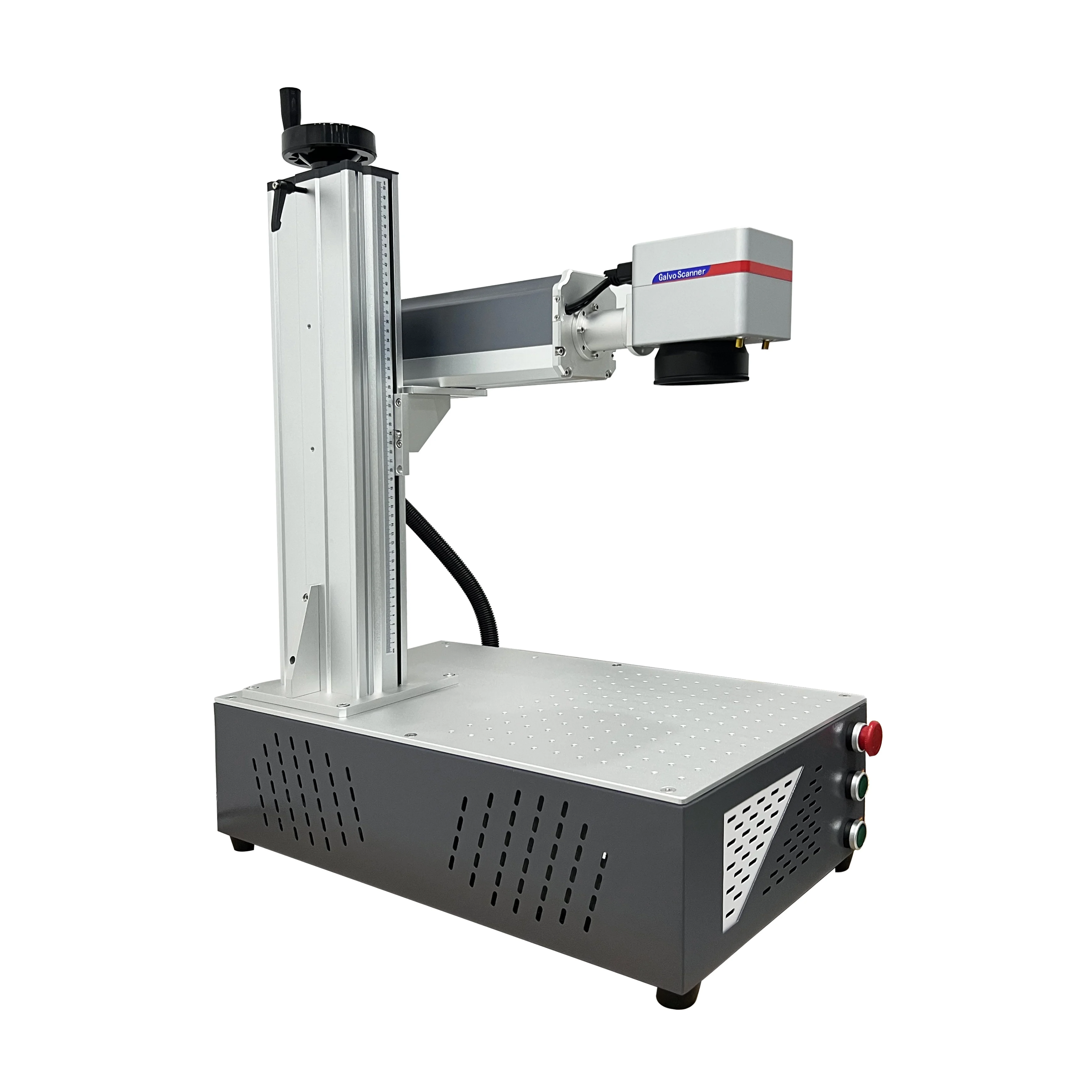

Best Quality 30W 50W Raycus Fiber Laser Marking Machine For Metal Leather & Acrylic Air Cooled Supports AI DXF DST Home Use