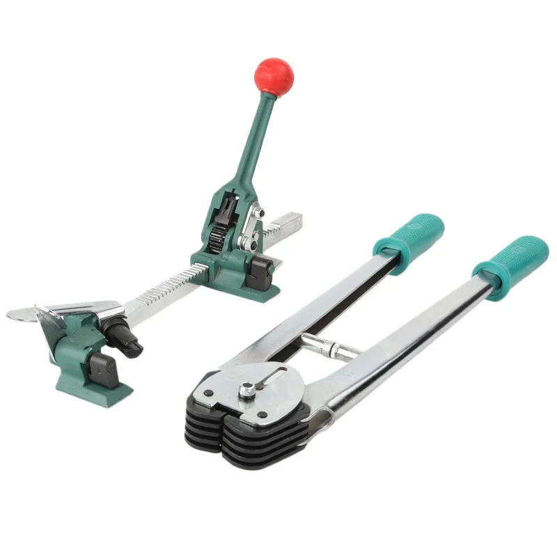 

Ручной пресс-подборщик для ПП-ленты, с механизмом намотки и натяжения, комплект зажимов, для бумаги и пластиковой ленты