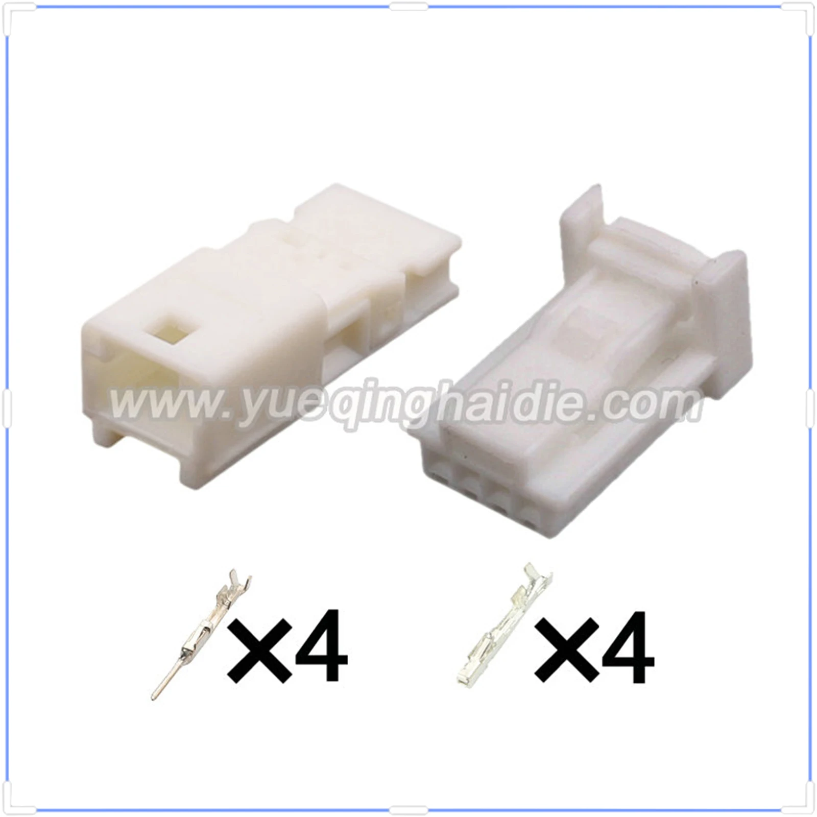 

4-Pin Connector Unsealed 0.7mm Male Female Connector Wiring Harness AC Assembly Cable Socket 1612035-1 1473672-1 1123343-1